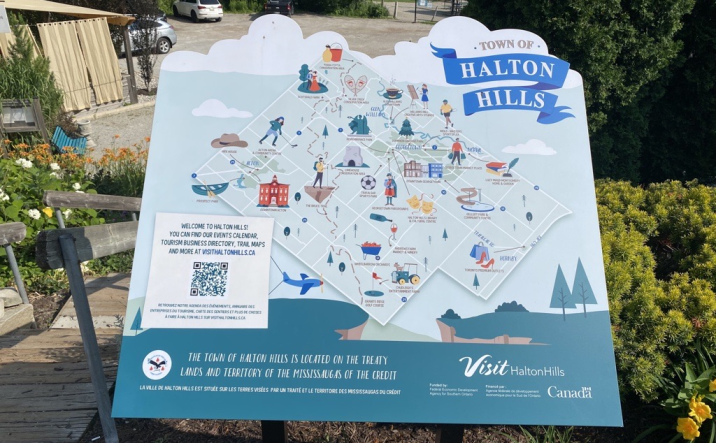 Map of Halton Hills Amenities