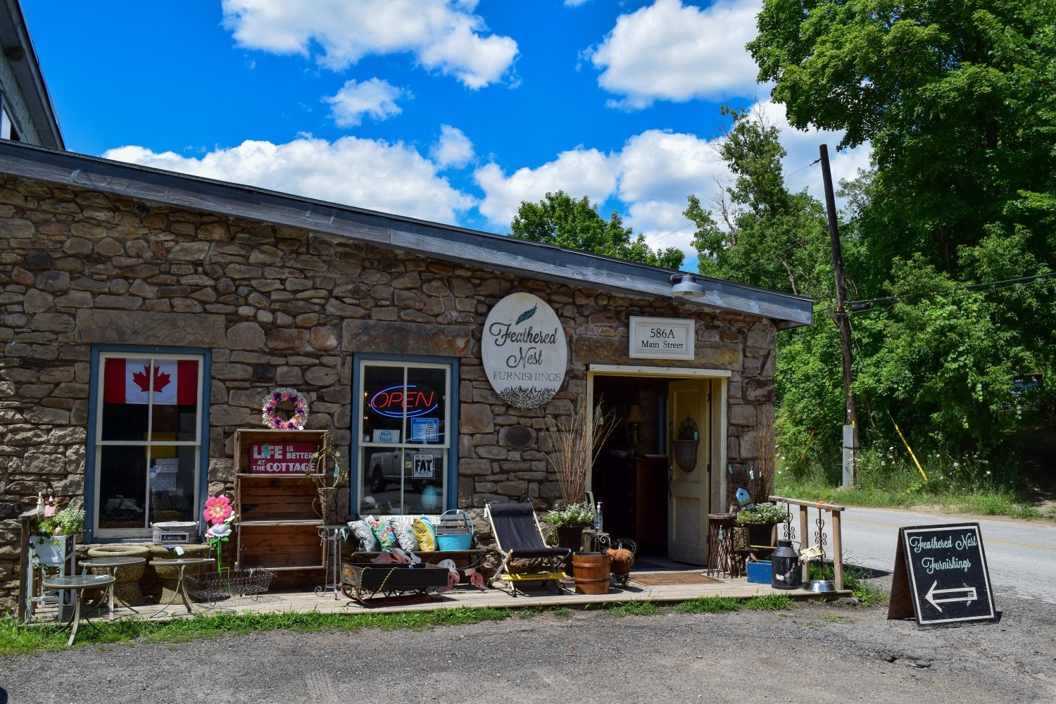 Feathered Nest Furnishings storefront