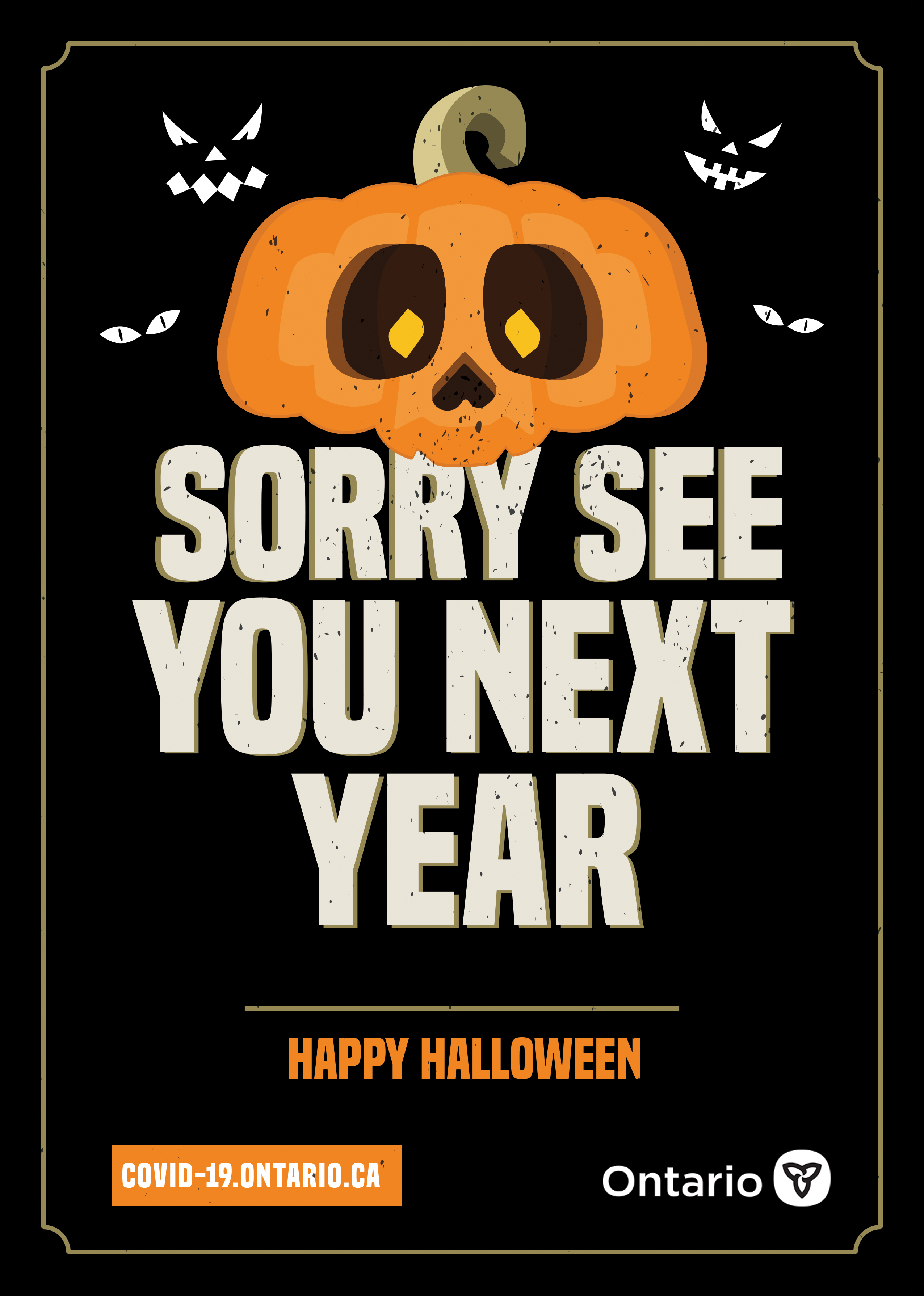 Sorry See You Next Year Poster