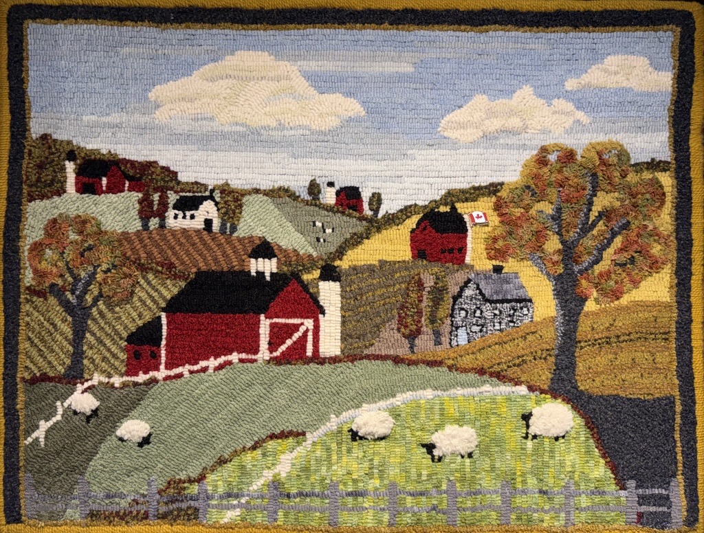 A picture of a farmstead