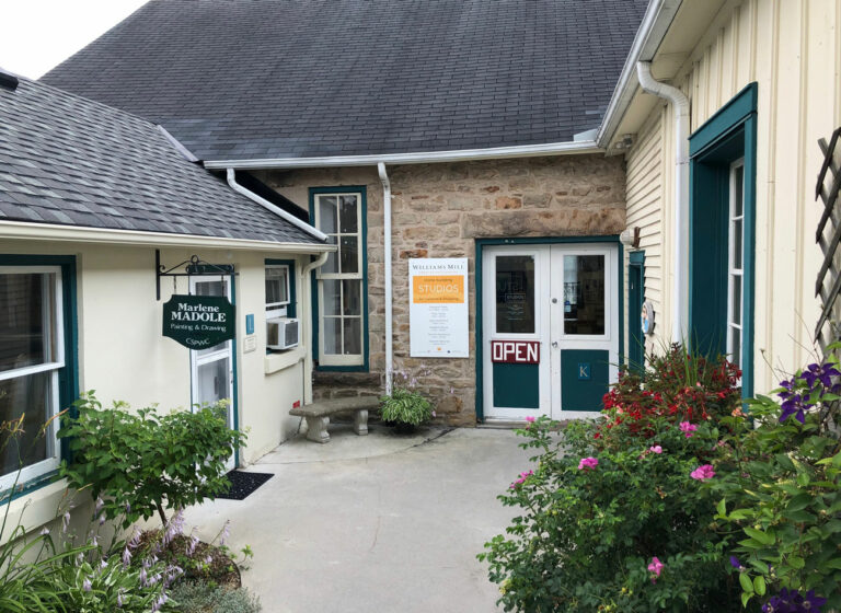Courtyard and Stone Building 