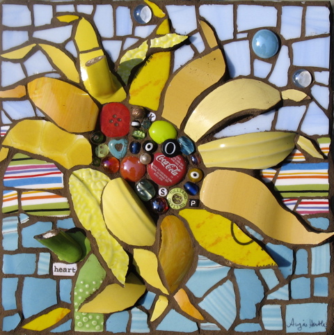 mosaic sunflower