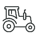 Tractor & Wagon Icon
