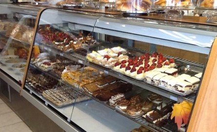 Shelf of baked goods