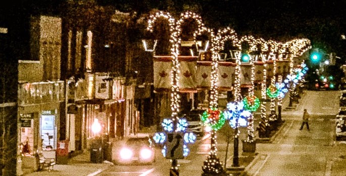 Downtown Georgetown Winter Lights
