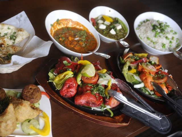 Table of Indian food