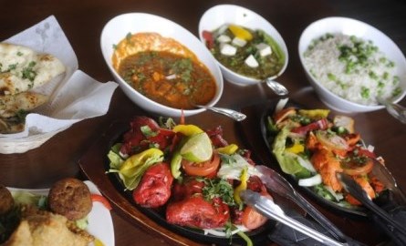 Table of indian food