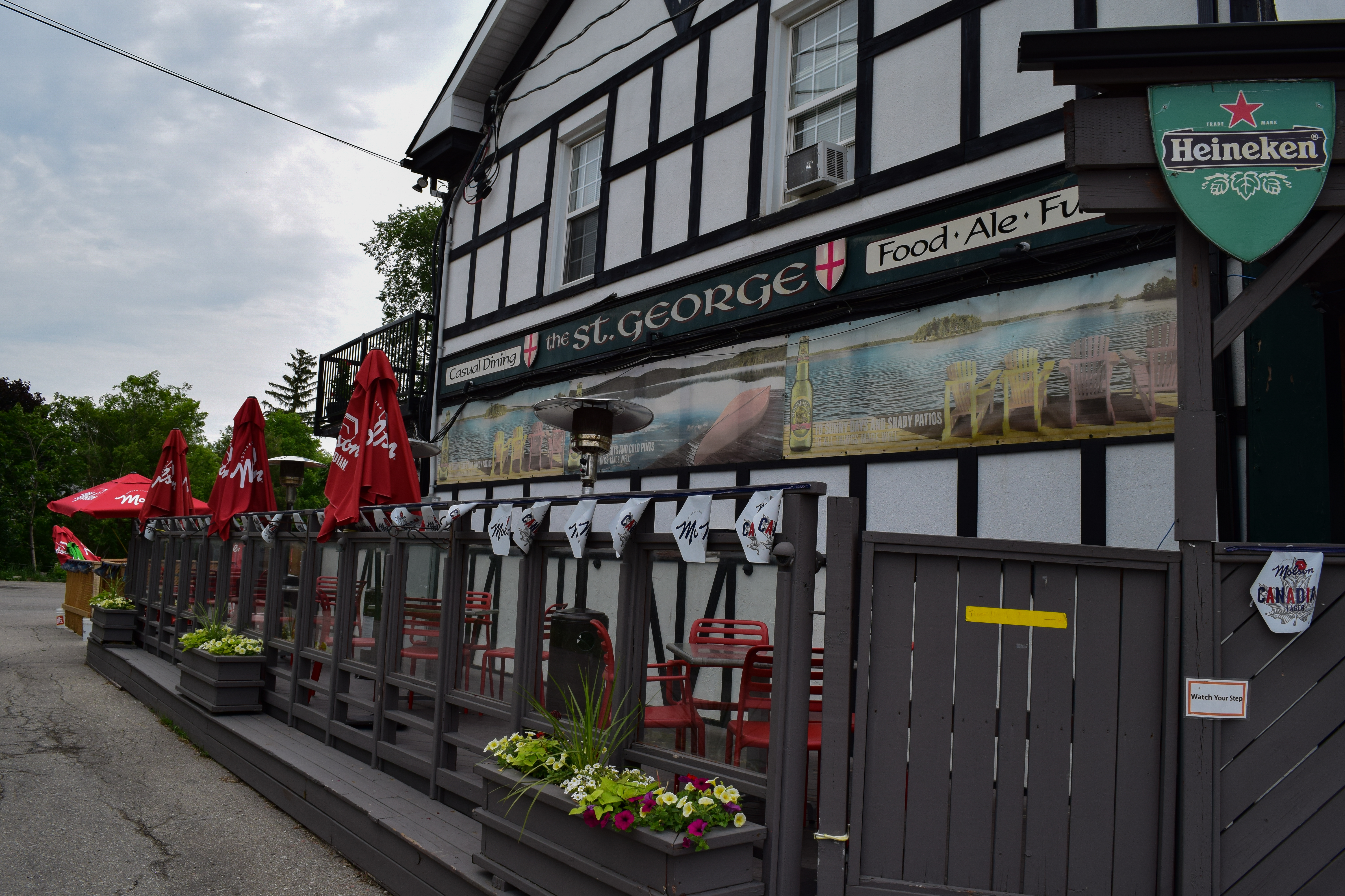 St. Georges Pub extended patio